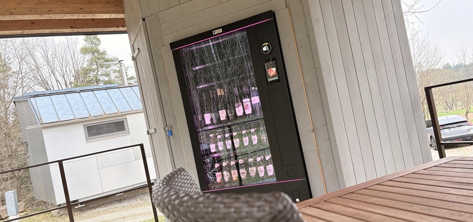Genuss-Automat auf der Terrasse